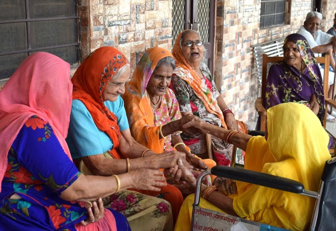 Residents together